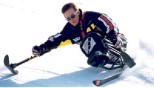 Mono-Skifahrer